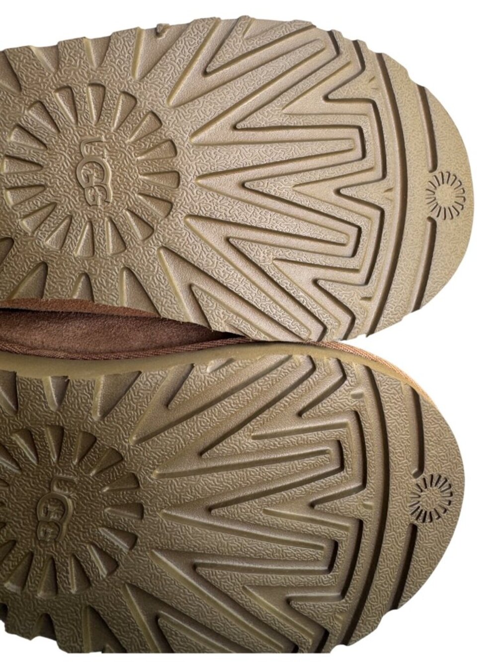 UGG Tasman Chestnut Slippers Womens Size 7 Suede Sheepskin Lined Shoes 1019066K - Picture 11 of 14